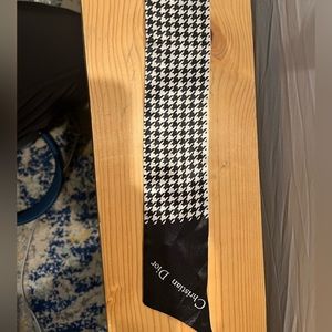 Dior bag scarf